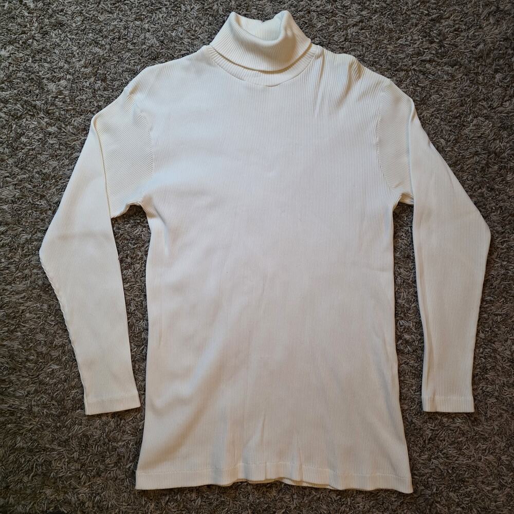 Vintage Munsingwear Mens XL Long Sleeve Thermal Undershirt Cream Made in USA